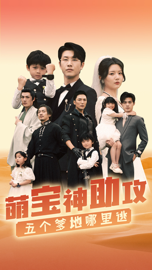 萌宝神助攻，五个爹地哪里逃（77集）火热短剧抢先看