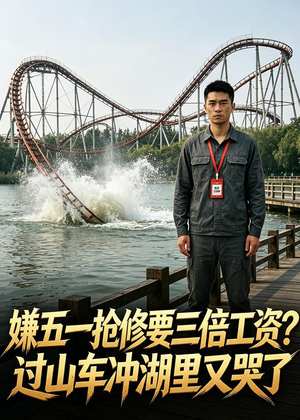 嫌五一抢修要三倍工资？过山车冲湖里又哭了（33集）爆款短剧抢先看